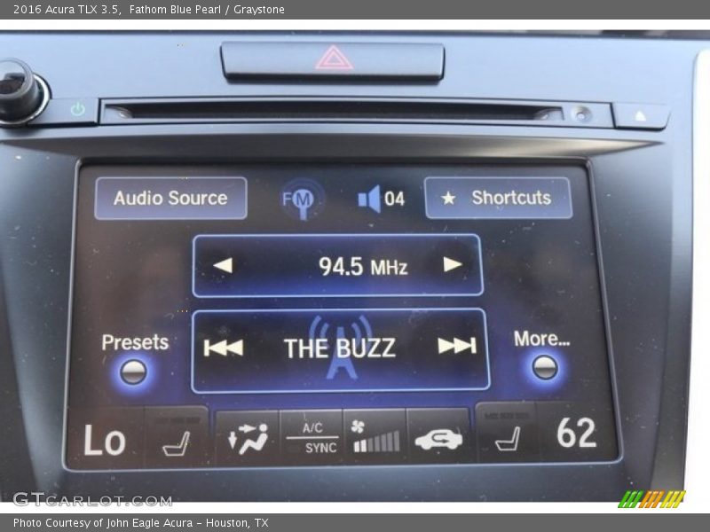 Fathom Blue Pearl / Graystone 2016 Acura TLX 3.5