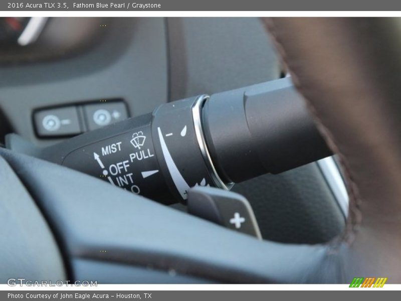 Fathom Blue Pearl / Graystone 2016 Acura TLX 3.5