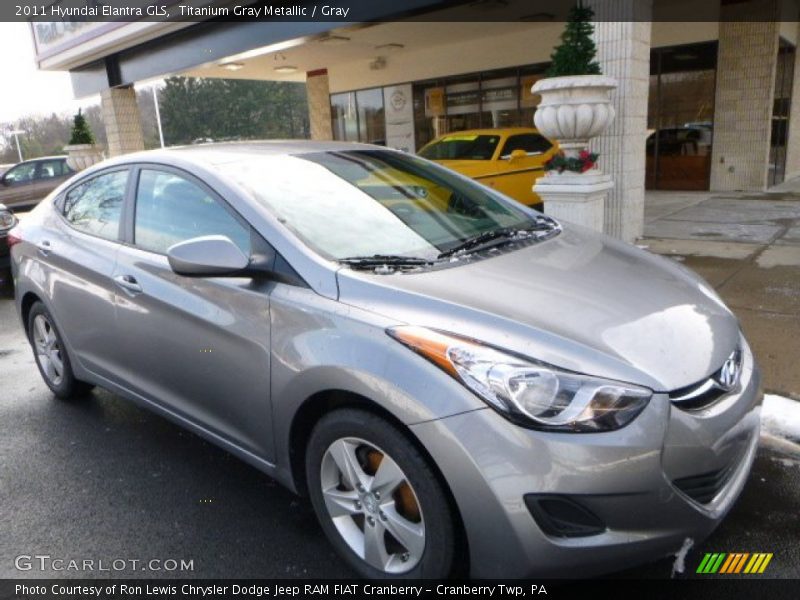 Titanium Gray Metallic / Gray 2011 Hyundai Elantra GLS