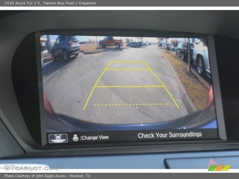 Fathom Blue Pearl / Graystone 2016 Acura TLX 3.5