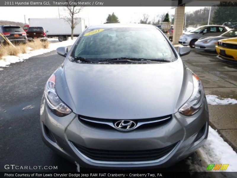 Titanium Gray Metallic / Gray 2011 Hyundai Elantra GLS