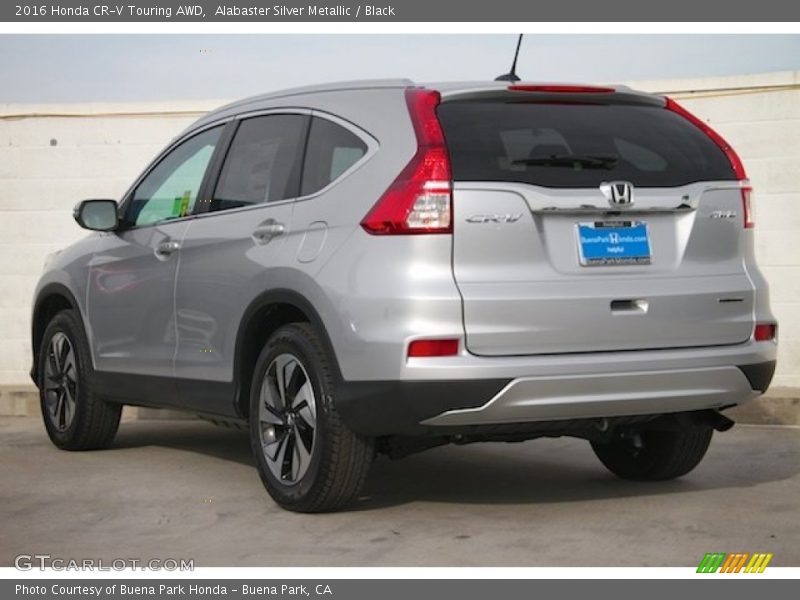 Alabaster Silver Metallic / Black 2016 Honda CR-V Touring AWD