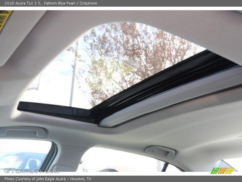 Fathom Blue Pearl / Graystone 2016 Acura TLX 3.5