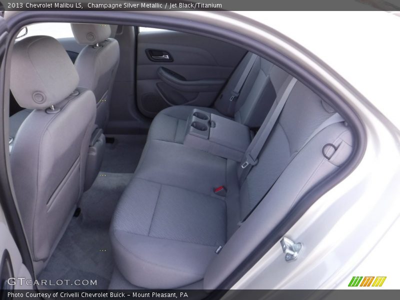 Champagne Silver Metallic / Jet Black/Titanium 2013 Chevrolet Malibu LS