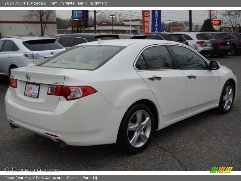Premium White Pearl / Parchment 2010 Acura TSX Sedan