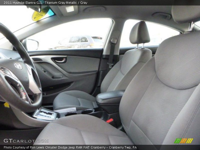 Titanium Gray Metallic / Gray 2011 Hyundai Elantra GLS