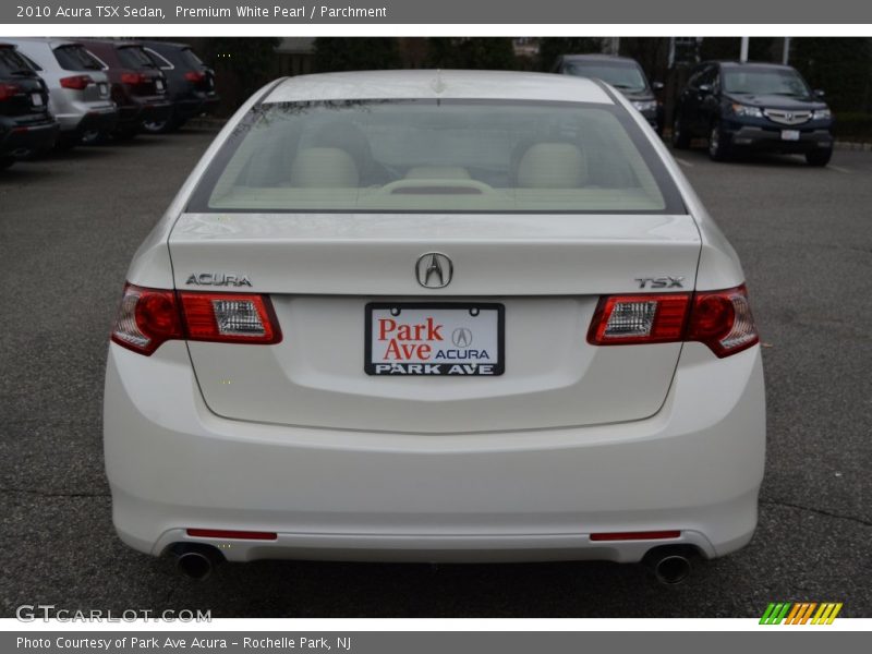 Premium White Pearl / Parchment 2010 Acura TSX Sedan