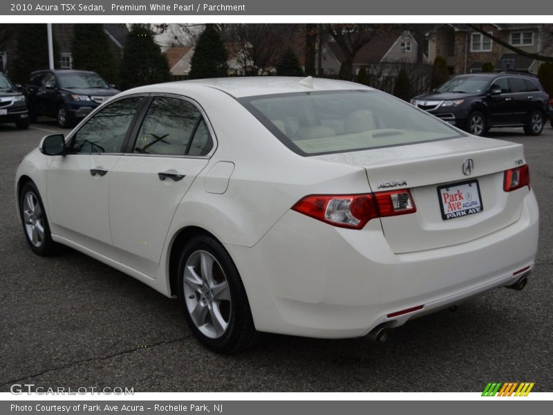 Premium White Pearl / Parchment 2010 Acura TSX Sedan