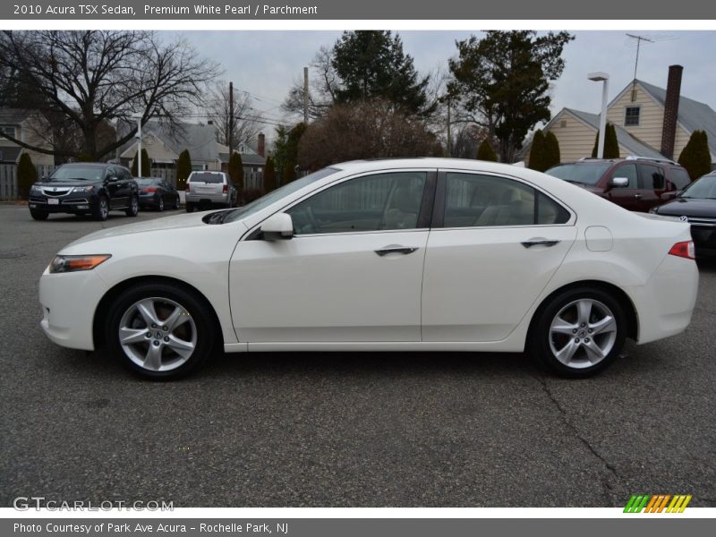 Premium White Pearl / Parchment 2010 Acura TSX Sedan