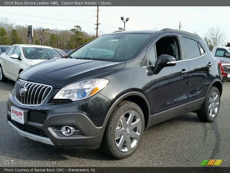 Carbon Black Metallic / Ebony 2016 Buick Encore Leather AWD