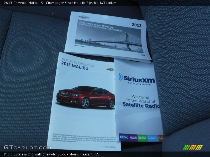 Champagne Silver Metallic / Jet Black/Titanium 2013 Chevrolet Malibu LS
