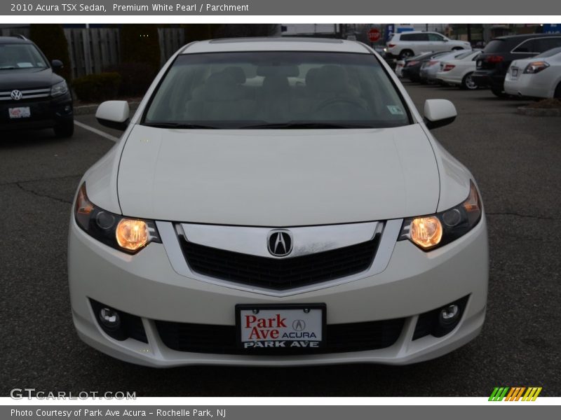 Premium White Pearl / Parchment 2010 Acura TSX Sedan