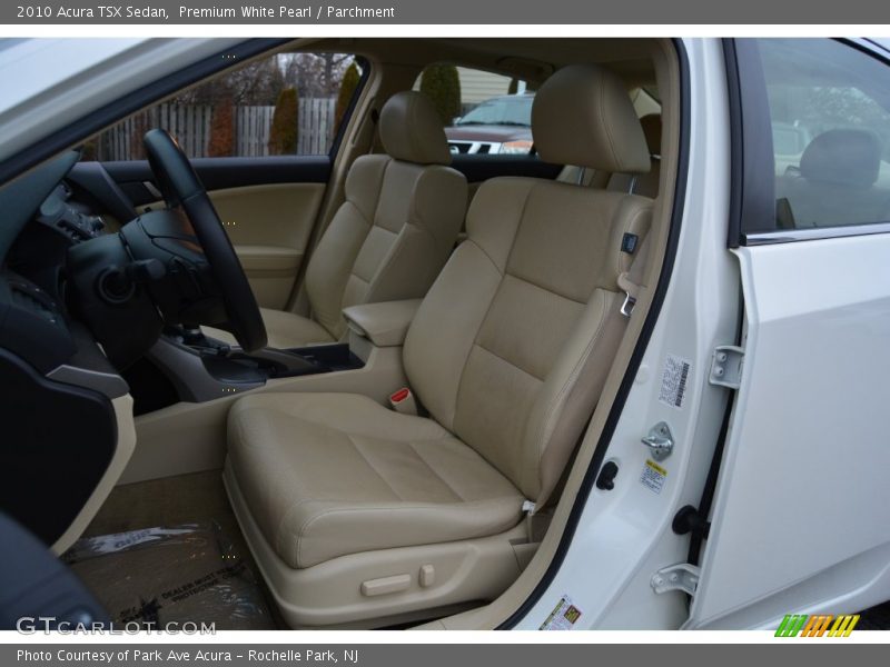 Premium White Pearl / Parchment 2010 Acura TSX Sedan