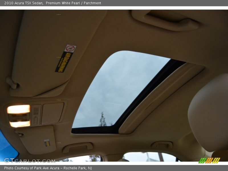 Premium White Pearl / Parchment 2010 Acura TSX Sedan