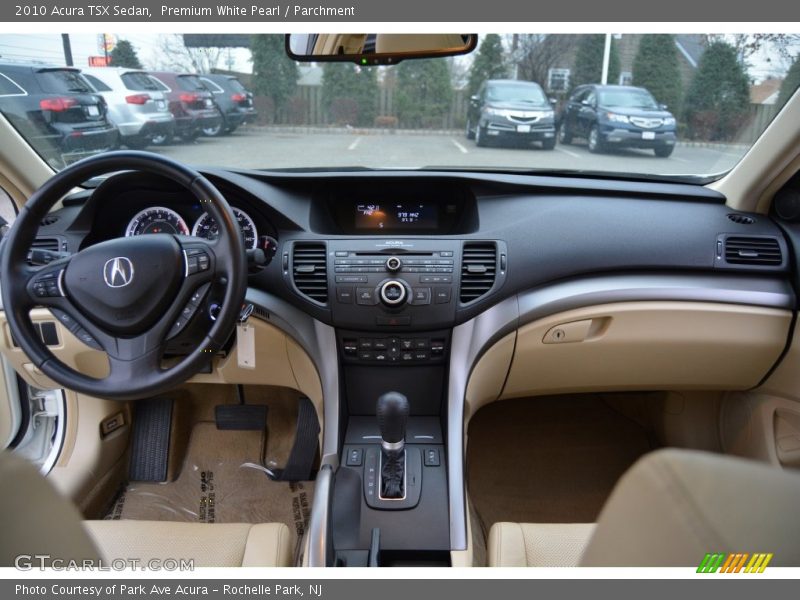 Premium White Pearl / Parchment 2010 Acura TSX Sedan