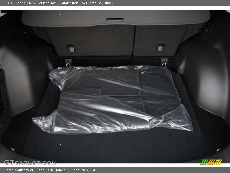 Alabaster Silver Metallic / Black 2016 Honda CR-V Touring AWD