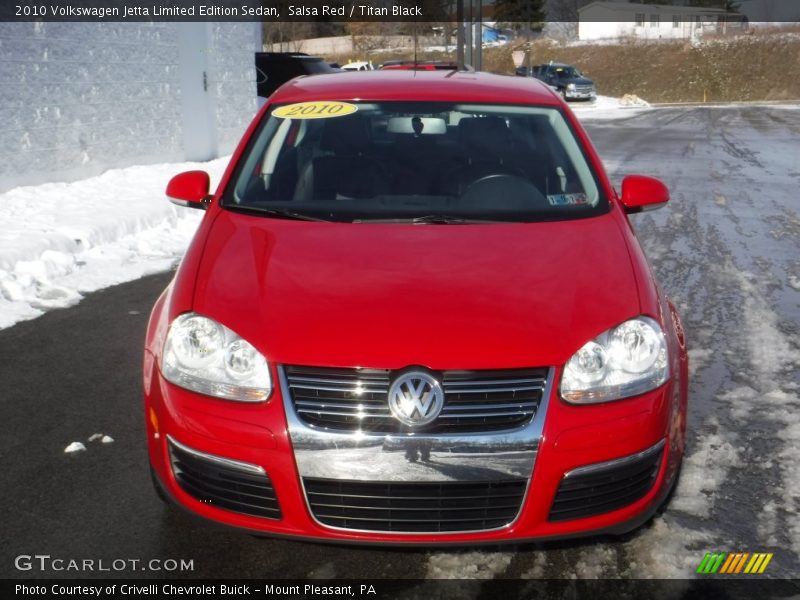Salsa Red / Titan Black 2010 Volkswagen Jetta Limited Edition Sedan