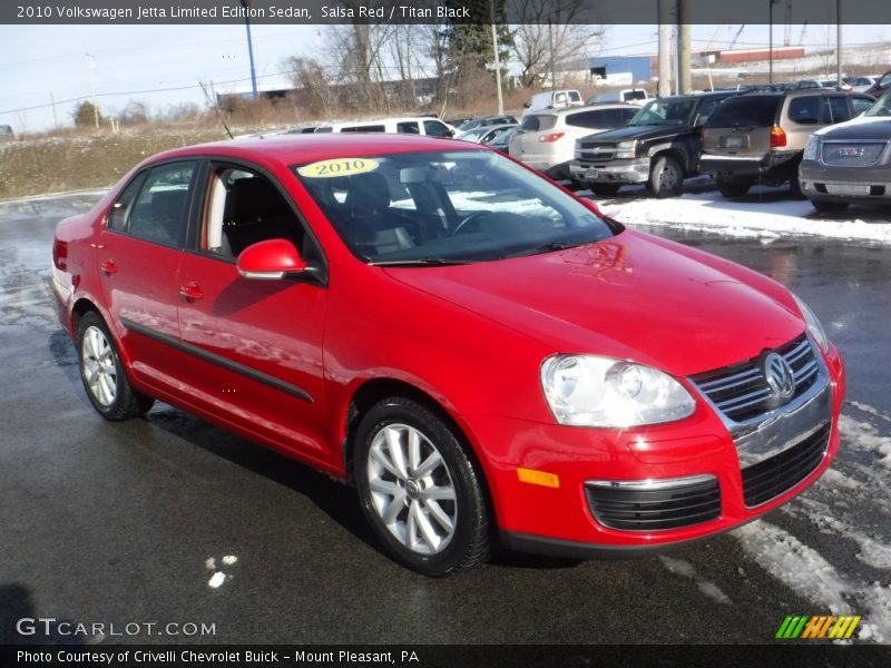 Salsa Red / Titan Black 2010 Volkswagen Jetta Limited Edition Sedan