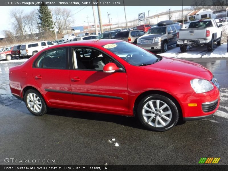 Salsa Red / Titan Black 2010 Volkswagen Jetta Limited Edition Sedan