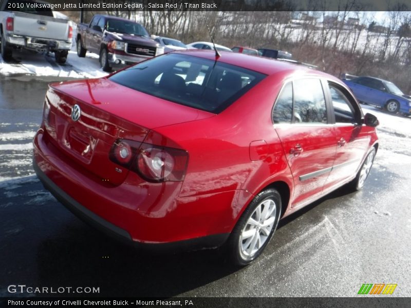Salsa Red / Titan Black 2010 Volkswagen Jetta Limited Edition Sedan