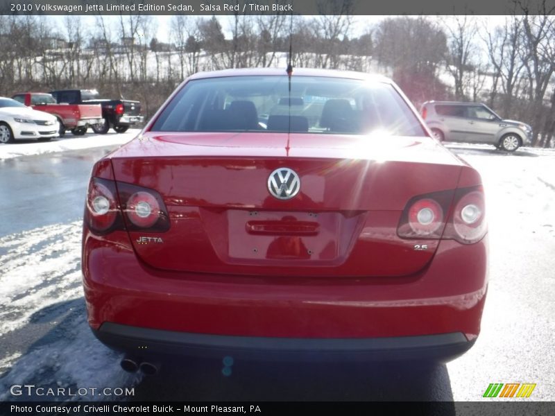 Salsa Red / Titan Black 2010 Volkswagen Jetta Limited Edition Sedan