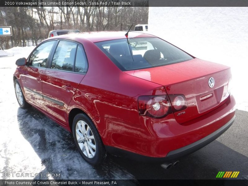 Salsa Red / Titan Black 2010 Volkswagen Jetta Limited Edition Sedan