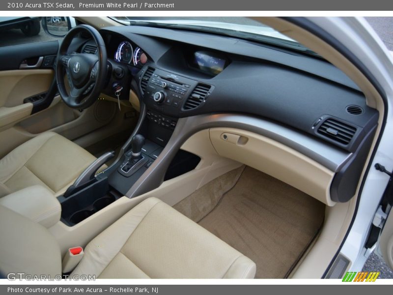 Premium White Pearl / Parchment 2010 Acura TSX Sedan
