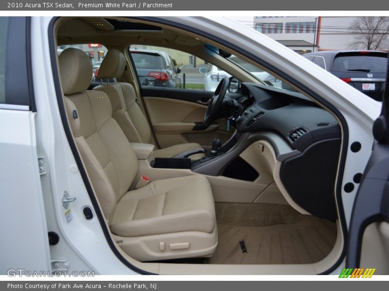 Premium White Pearl / Parchment 2010 Acura TSX Sedan