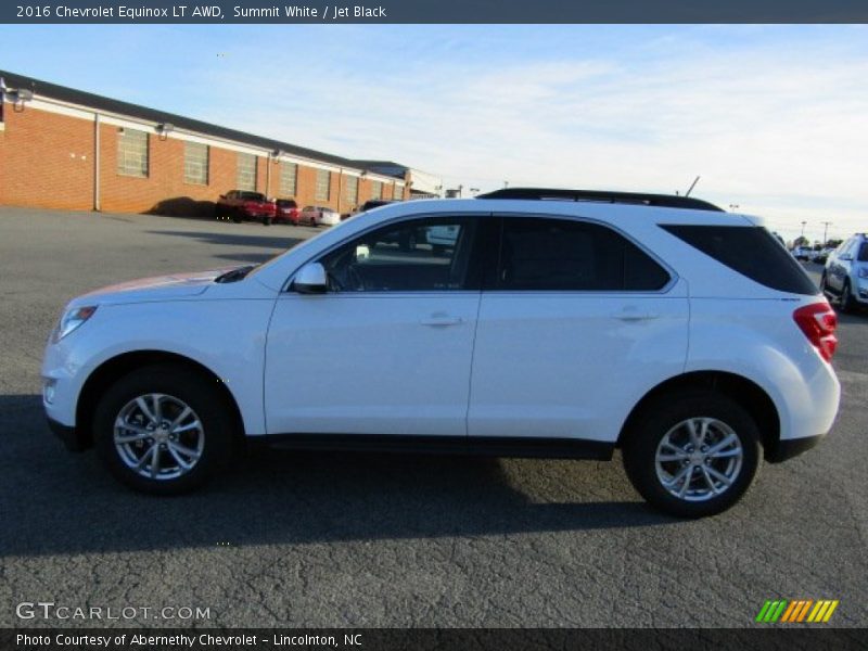 Summit White / Jet Black 2016 Chevrolet Equinox LT AWD