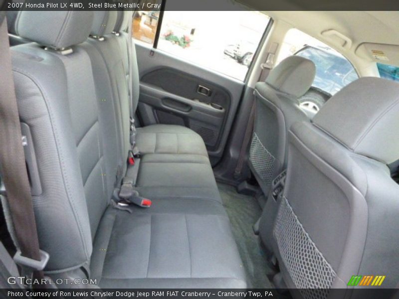 Steel Blue Metallic / Gray 2007 Honda Pilot LX 4WD
