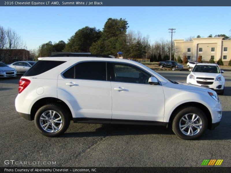 Summit White / Jet Black 2016 Chevrolet Equinox LT AWD