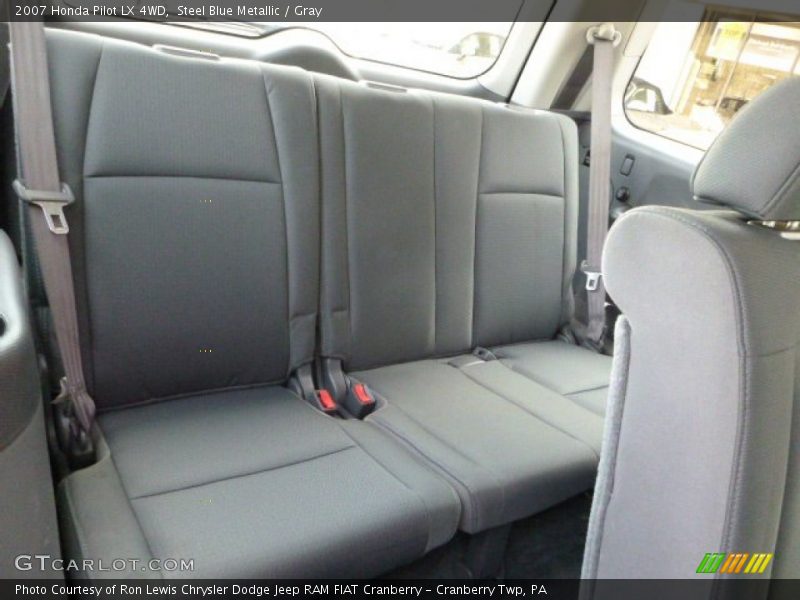 Steel Blue Metallic / Gray 2007 Honda Pilot LX 4WD