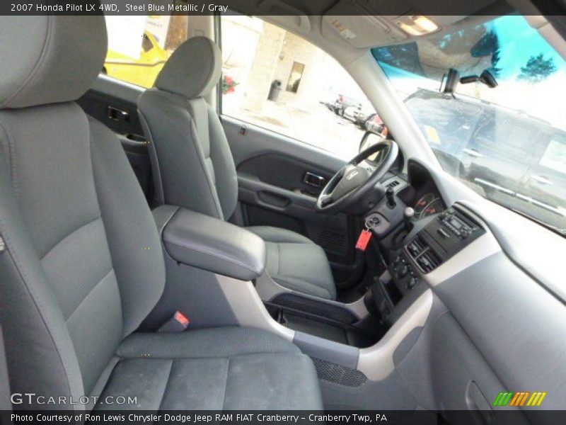 Steel Blue Metallic / Gray 2007 Honda Pilot LX 4WD