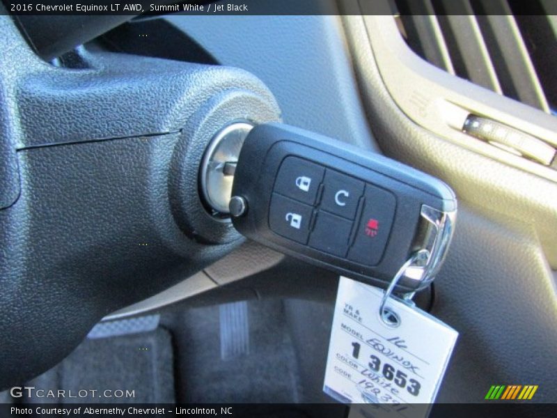 Summit White / Jet Black 2016 Chevrolet Equinox LT AWD