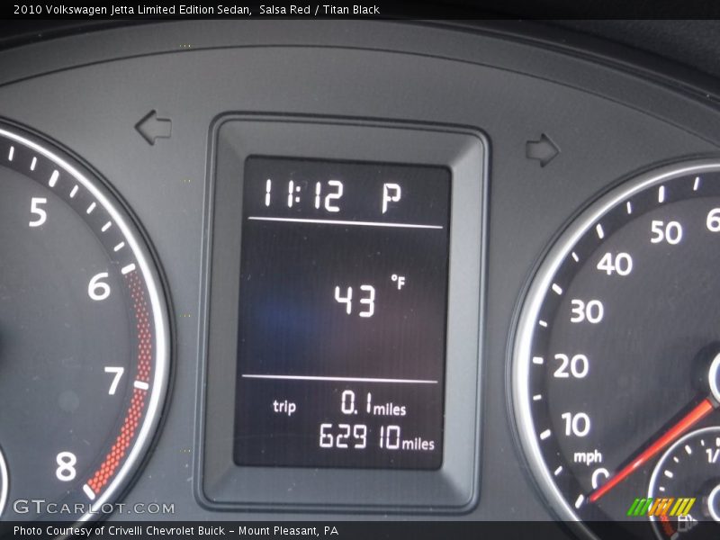 Salsa Red / Titan Black 2010 Volkswagen Jetta Limited Edition Sedan