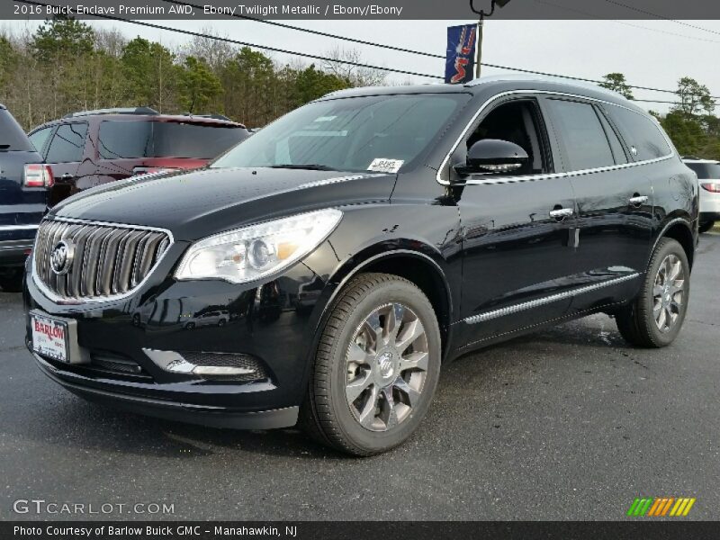 Ebony Twilight Metallic / Ebony/Ebony 2016 Buick Enclave Premium AWD