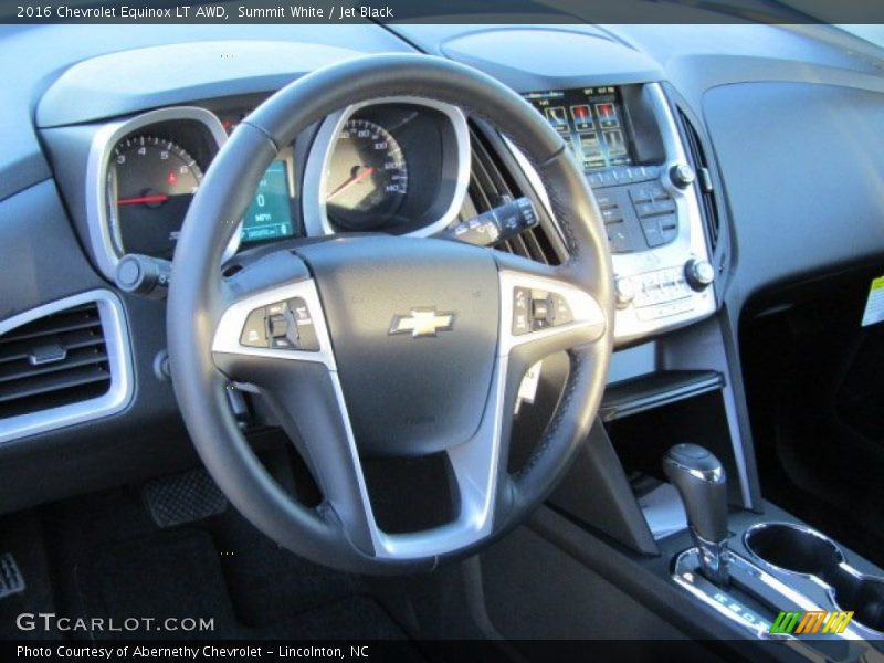 Summit White / Jet Black 2016 Chevrolet Equinox LT AWD