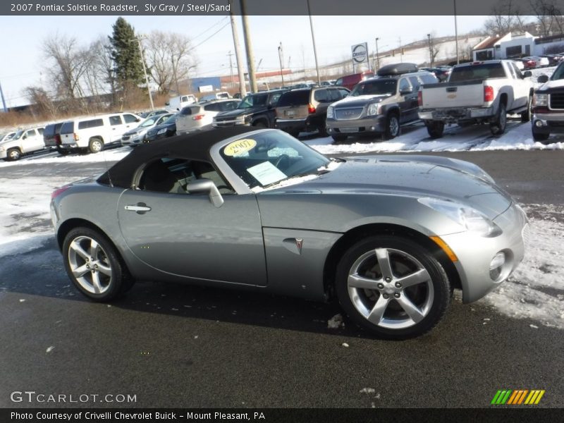 Sly Gray / Steel/Sand 2007 Pontiac Solstice Roadster