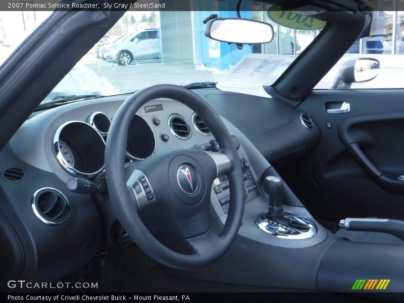 Sly Gray / Steel/Sand 2007 Pontiac Solstice Roadster