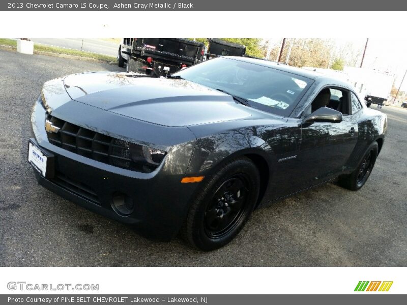 Ashen Gray Metallic / Black 2013 Chevrolet Camaro LS Coupe