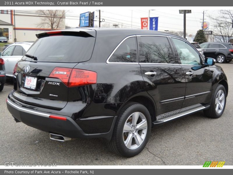 Crystal Black Pearl / Taupe 2011 Acura MDX Technology