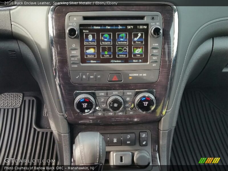 Sparkling Silver Metallic / Ebony/Ebony 2016 Buick Enclave Leather