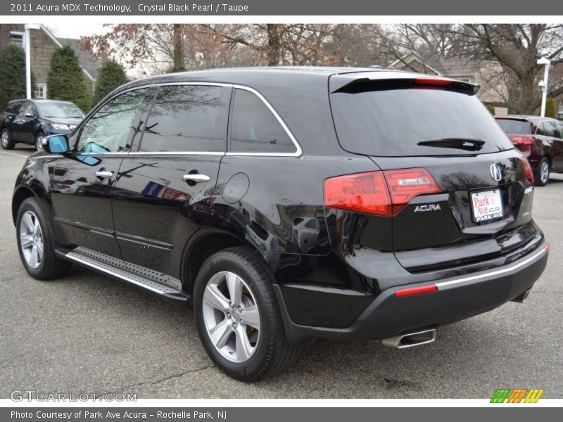Crystal Black Pearl / Taupe 2011 Acura MDX Technology