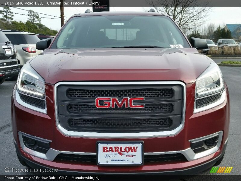 Crimson Red Tintcoat / Ebony 2016 GMC Acadia SLE