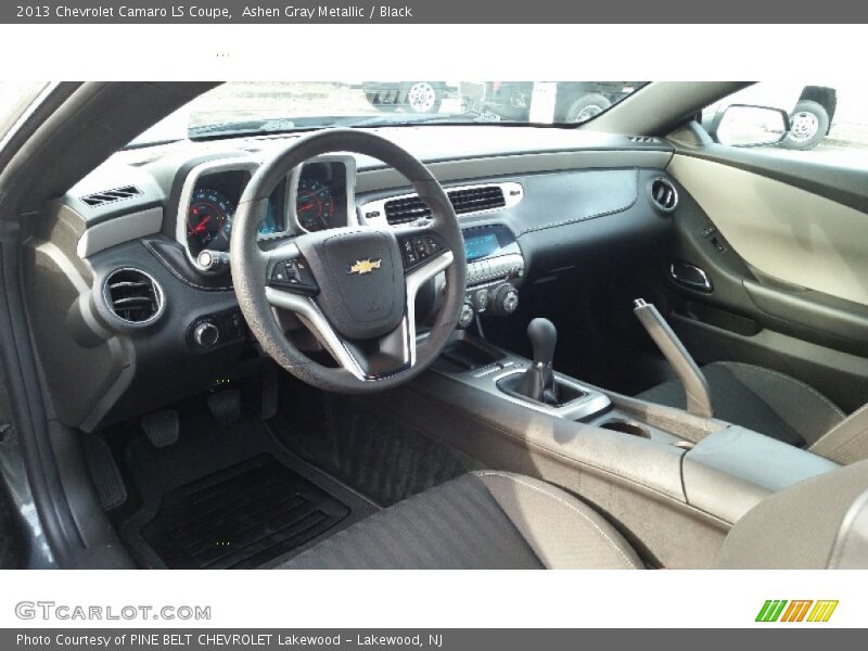 Ashen Gray Metallic / Black 2013 Chevrolet Camaro LS Coupe