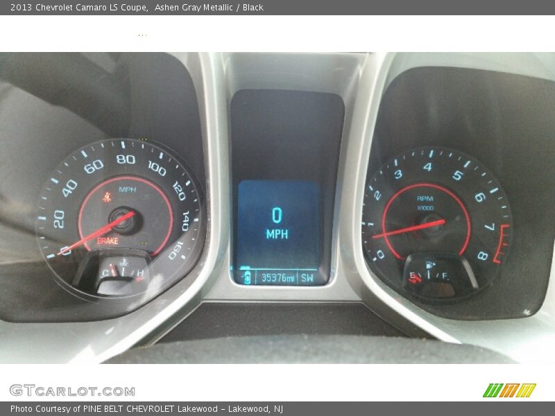 Ashen Gray Metallic / Black 2013 Chevrolet Camaro LS Coupe
