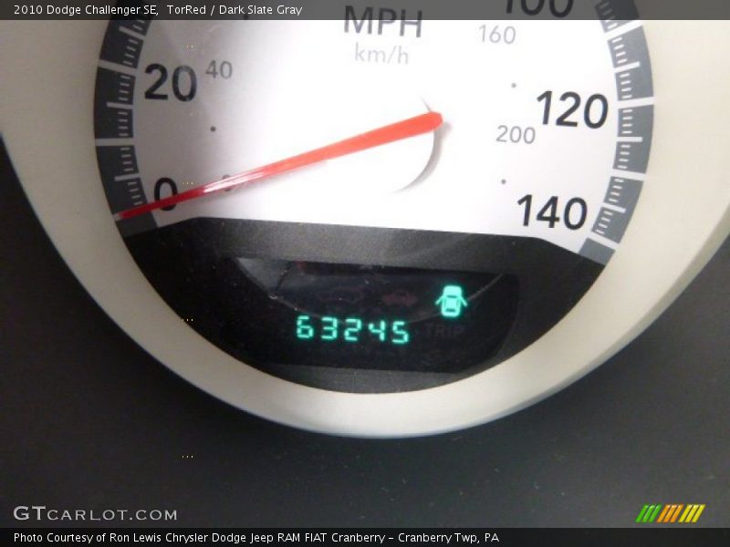 TorRed / Dark Slate Gray 2010 Dodge Challenger SE