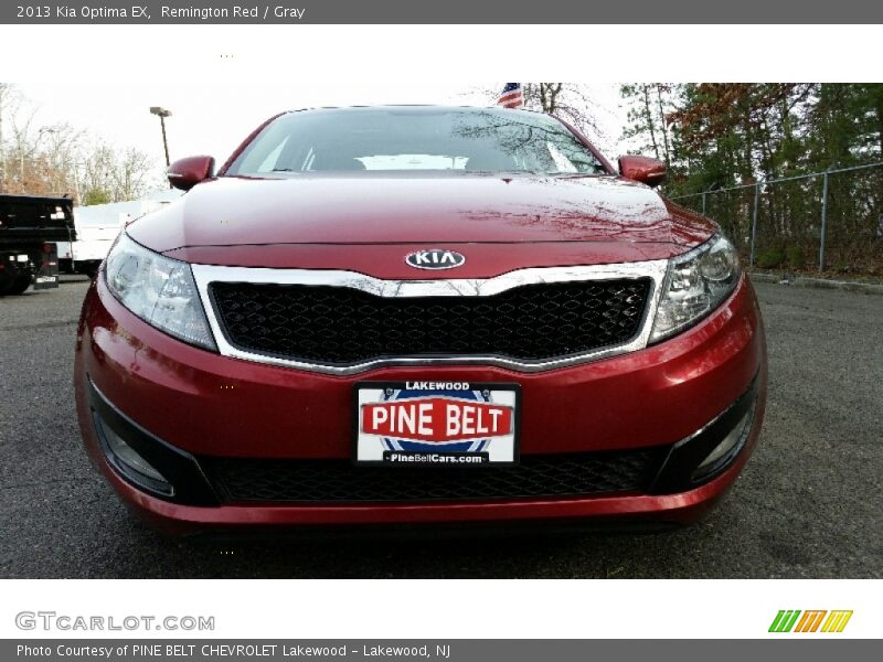 Remington Red / Gray 2013 Kia Optima EX