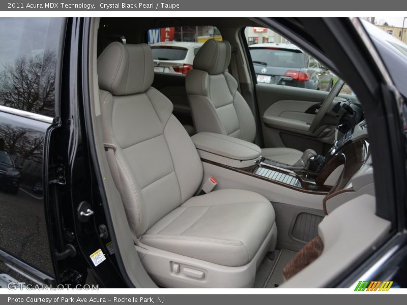 Crystal Black Pearl / Taupe 2011 Acura MDX Technology