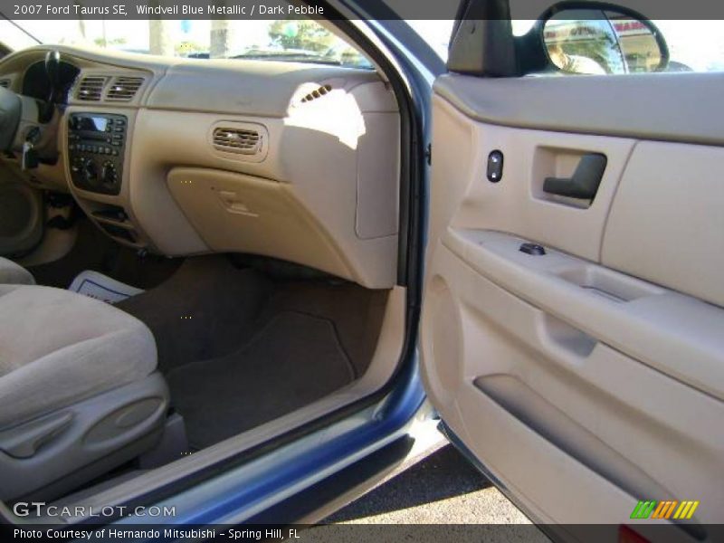 Windveil Blue Metallic / Dark Pebble 2007 Ford Taurus SE